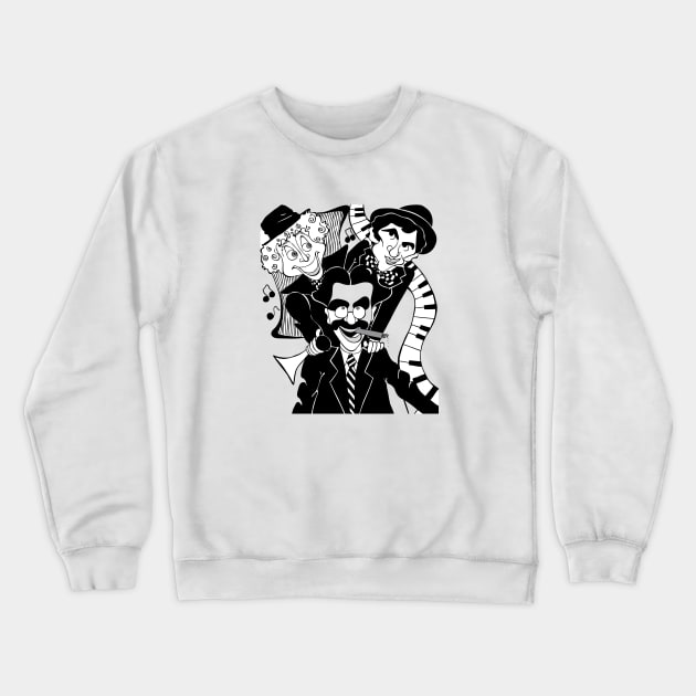 MARX BROTHERS FAN ART Crewneck Sweatshirt by cartoonistguy